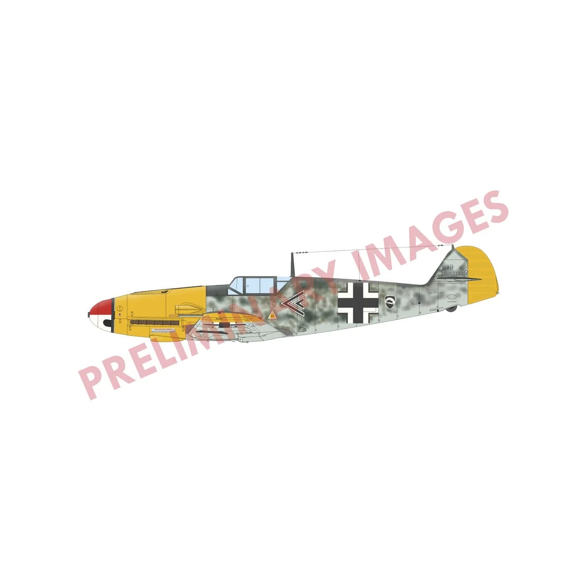 Bf 109F-2, 1/48 - Eduard Plastic Kits 84212