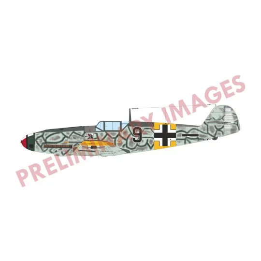 Bf 109F-2, 1/48 - Eduard Plastic Kits 84212