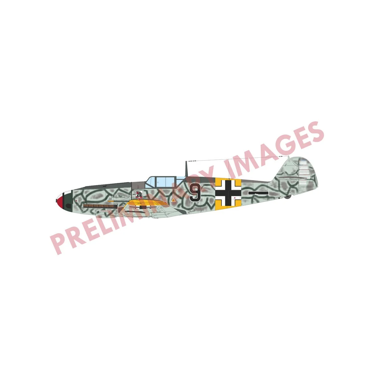 Bf 109F-2, 1/48 - Eduard Plastic Kits 84212