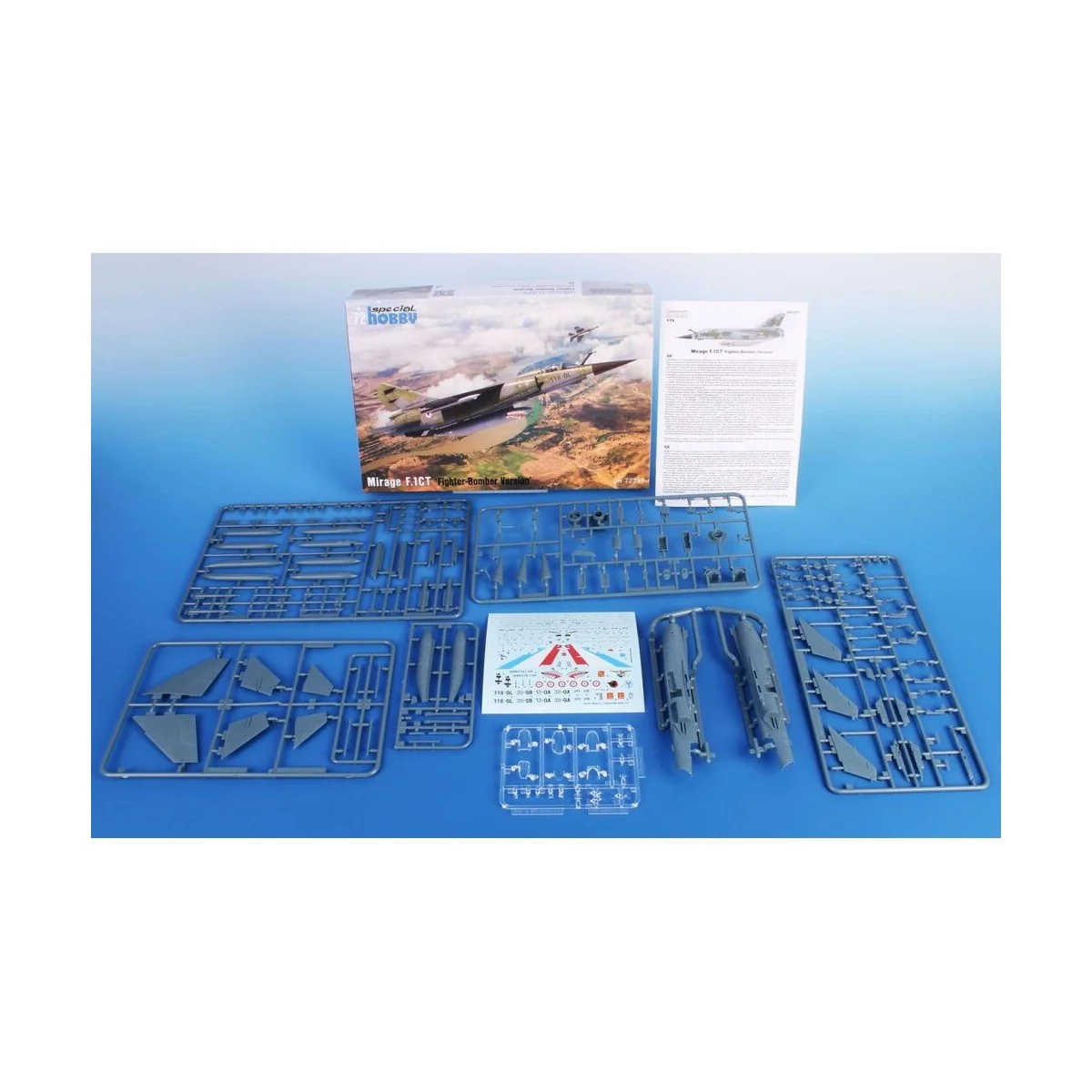 Mirage F.1CT 'Fighter-Bomber Version', 1/72 - Special Hobby 100-SH7... Mirage F.1CT 'Fighter-Bomber Version', 1/72 - Special Hobby 100-SH7...