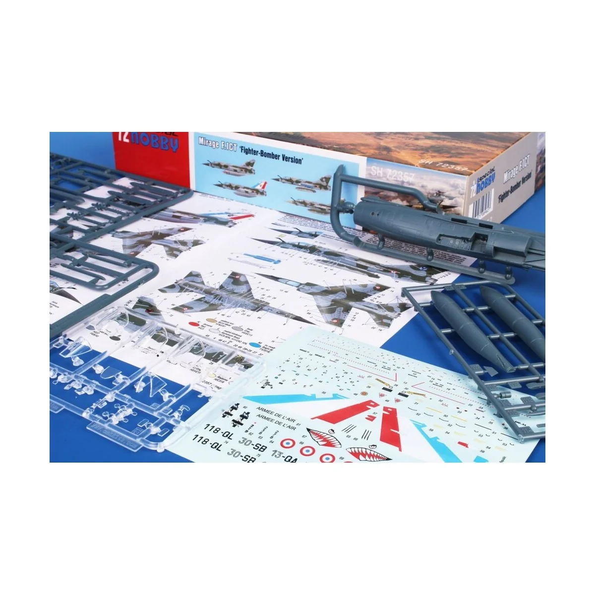 Mirage F.1CT 'Fighter-Bomber Version', 1/72 - Special Hobby 100-SH7... Mirage F.1CT 'Fighter-Bomber Version', 1/72 - Special Hobby 100-SH7...