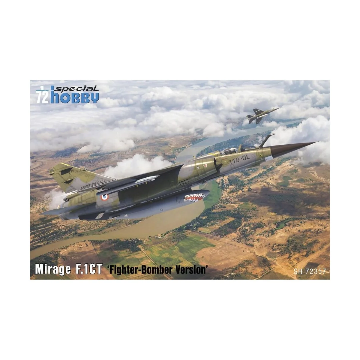 Mirage F.1CT 'Fighter-Bomber Version', 1/72 - Special Hobby 100-SH7... Mirage F.1CT 'Fighter-Bomber Version', 1/72 - Special Hobby 100-SH7...