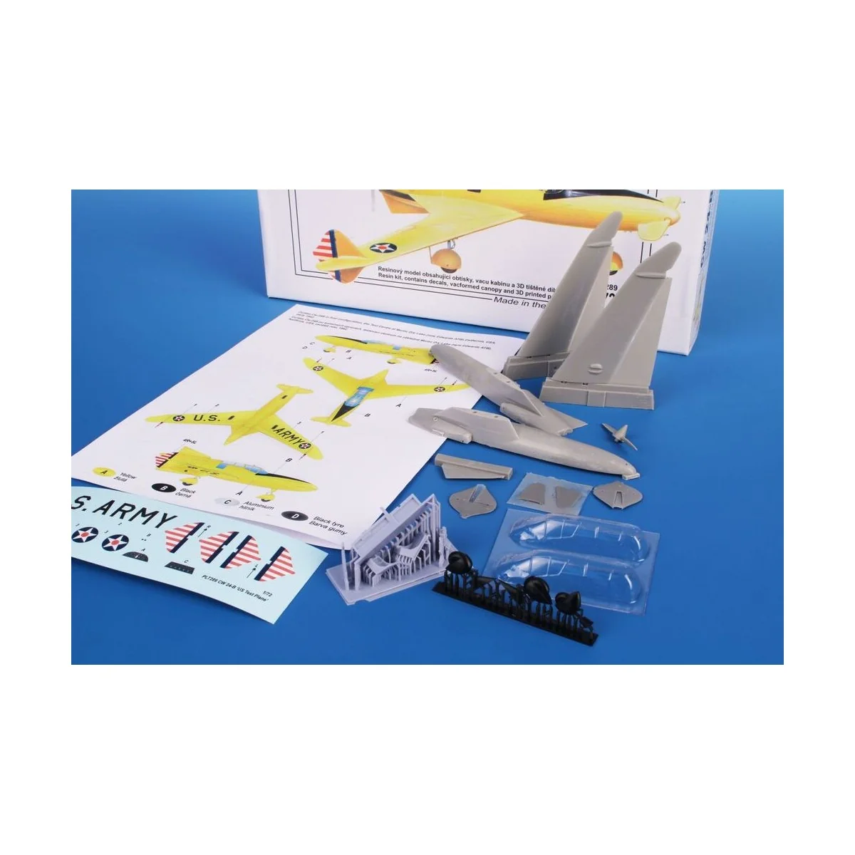 CW 24-B 'US Test Plane', 1/72 - Planet Models 129-PLT289