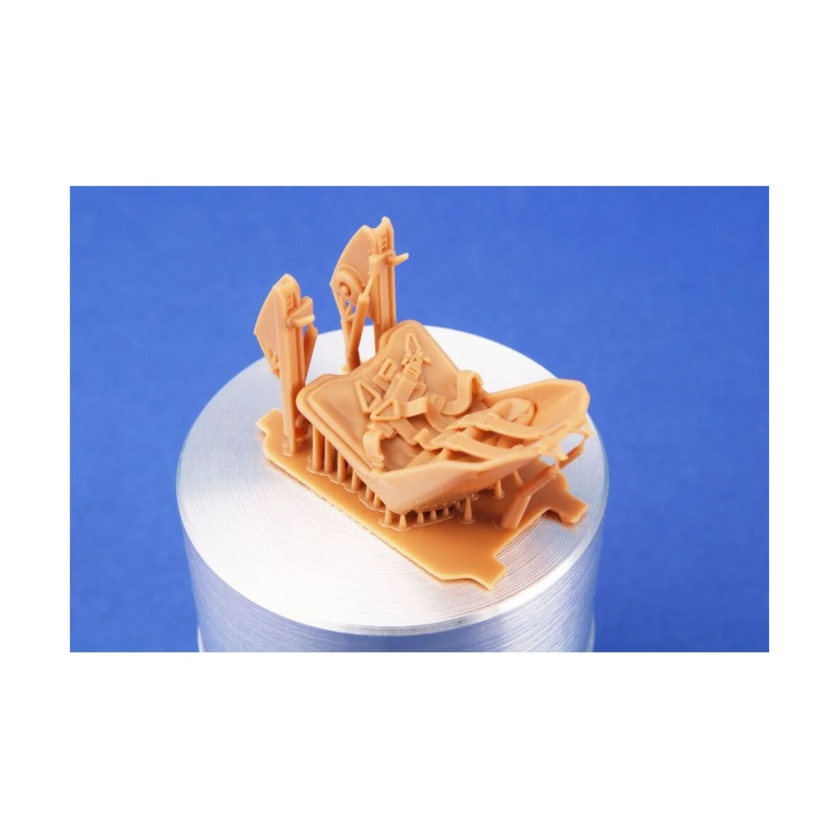 Fw190A Seat and Side Section Back Armour (w/ harness) for Revell, 1...