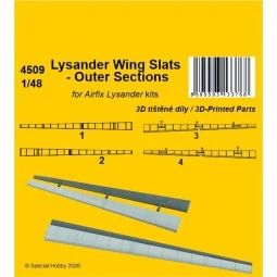 Lysander Wing Slats - Outer Sections for Airfix, 1/48 - CMK 129-4509