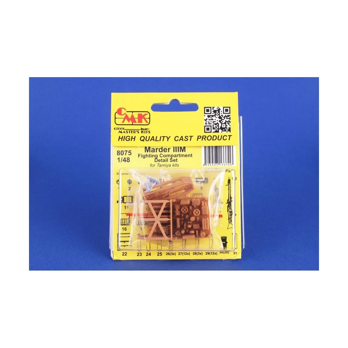 Marder IIIM Fighting Compartment Detail Set for Tamiya, 1/48 - CMK ...