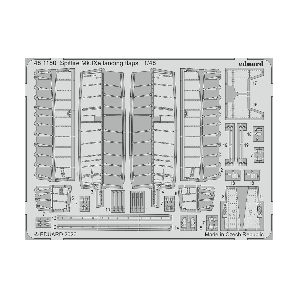 Spitfire Mk.Ixe for Airfix, 1/48 - Eduard Accessories BIG49474 Spitfire Mk.Ixe for Airfix, 1/48 - Eduard Accessories BIG49474
