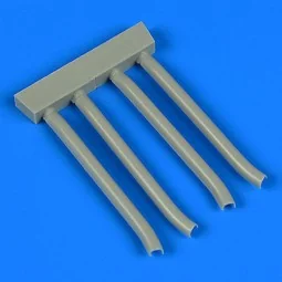 Pe-2 exhaust for Zvezda/Eduard, 1/48 - Quickboost QB48 818