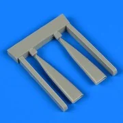 SAAB J-21 air intake for Pilot replicas, 1/48 - Quickboost QB48 819 SAAB J-21 air intake for Pilot replicas, 1/48 - Quickboost QB48 819