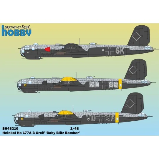 Heinkel He 177A-3 Greif, 1/48 - Special Hobby 100-SH48210 Heinkel He 177A-3 Greif, 1/48 - Special Hobby 100-SH48210