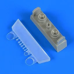 MiG-25 foxbat landing lights f.ICM/Revel, 1/48 - Quickboost QB48 837