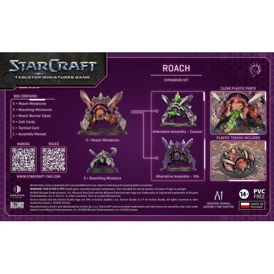 StarCraft Roach - Zerg - Expansion Set - Archon Studio SCMG0009