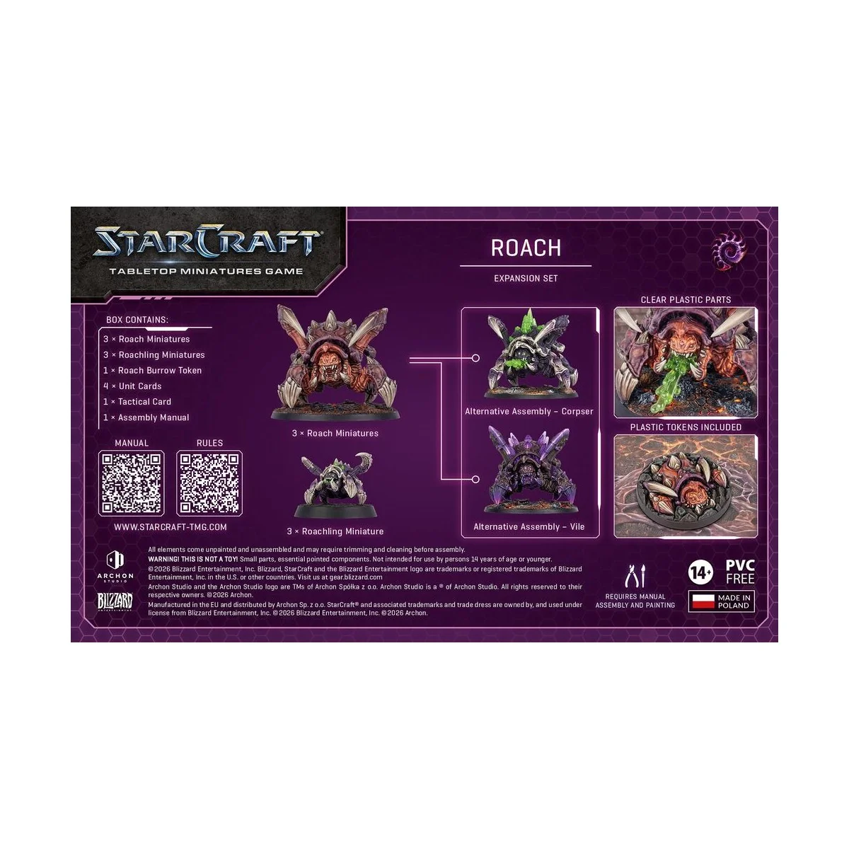 StarCraft Roach - Zerg - Expansion Set - Archon Studio SCMG0009