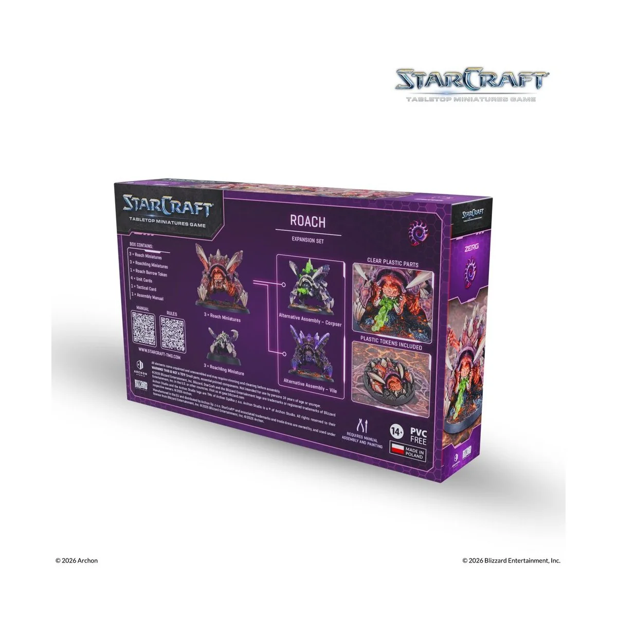 StarCraft Roach - Zerg - Expansion Set - Archon Studio SCMG0009