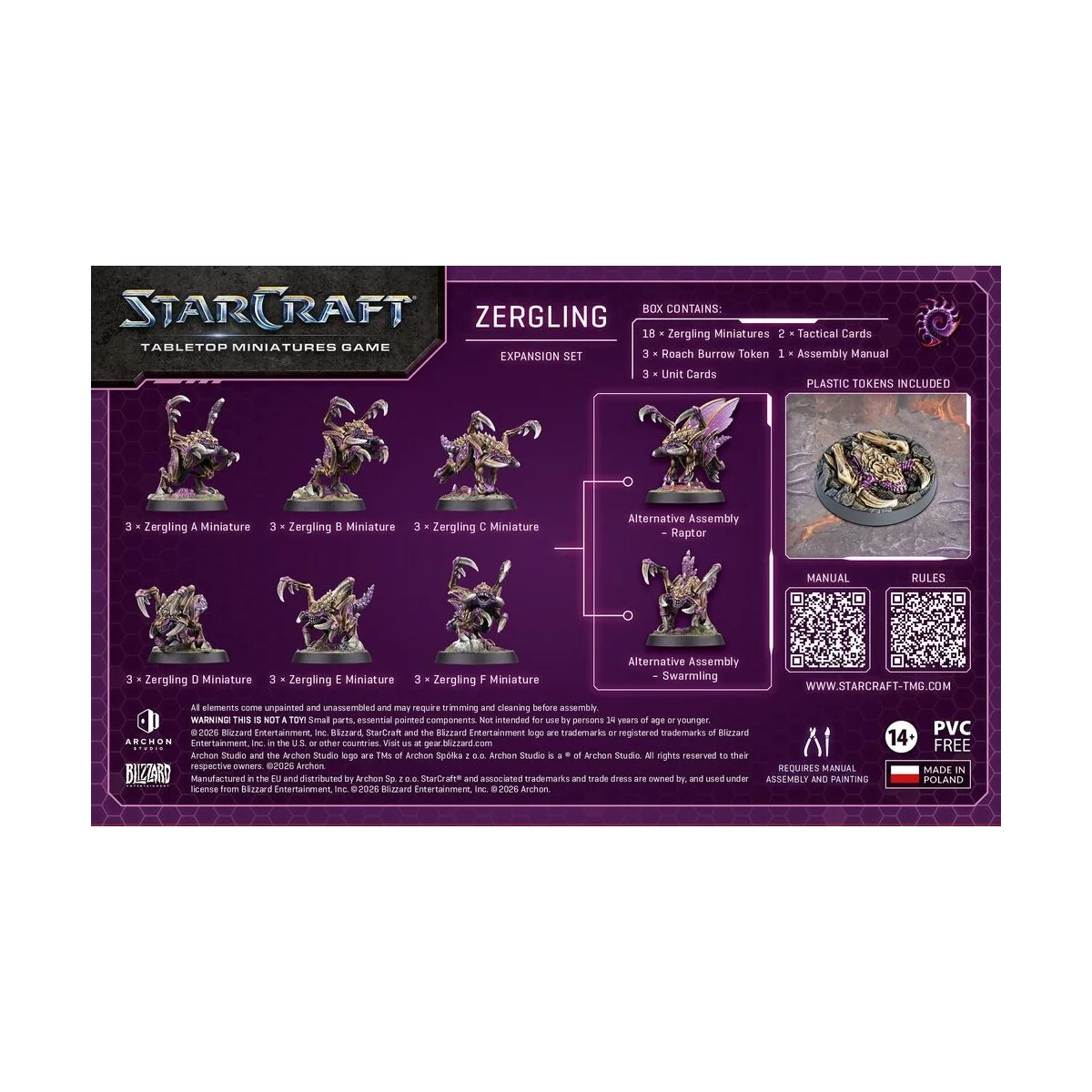 StarCraft Zergling - Zerg - Expansion Set - Archon Studio SCMG0008