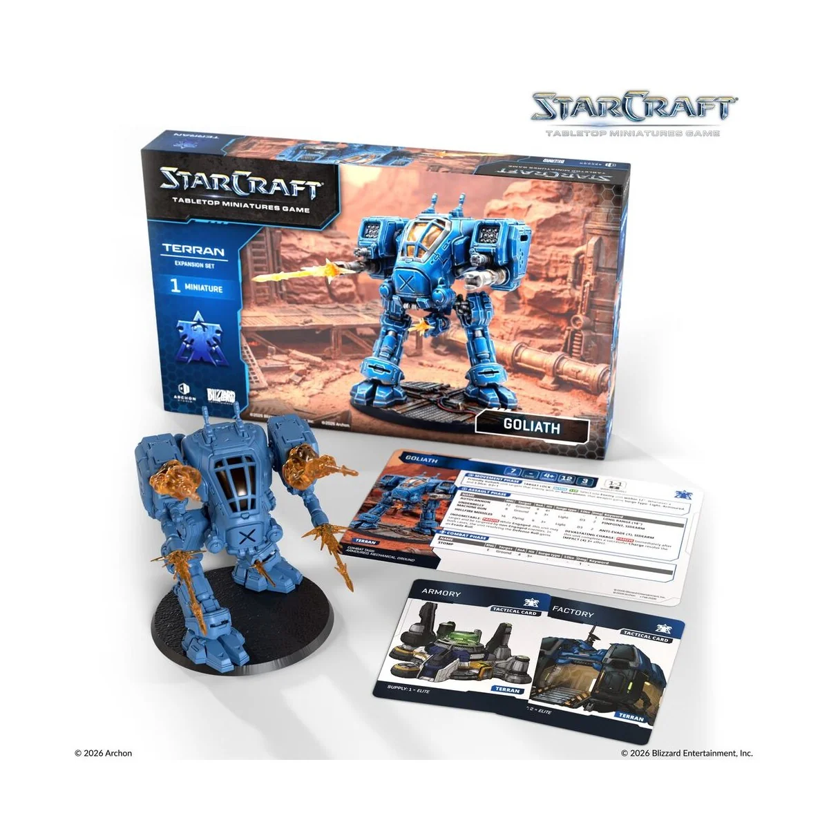 StarCraft Goliath - Terran - Expansion Set - Archon Studio SCMG0015