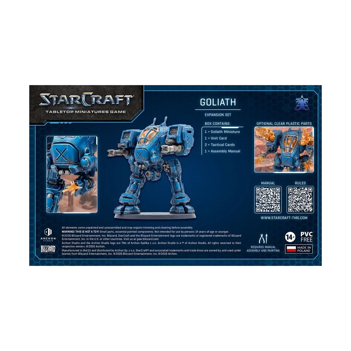 StarCraft Goliath - Terran - Expansion Set - Archon Studio SCMG0015