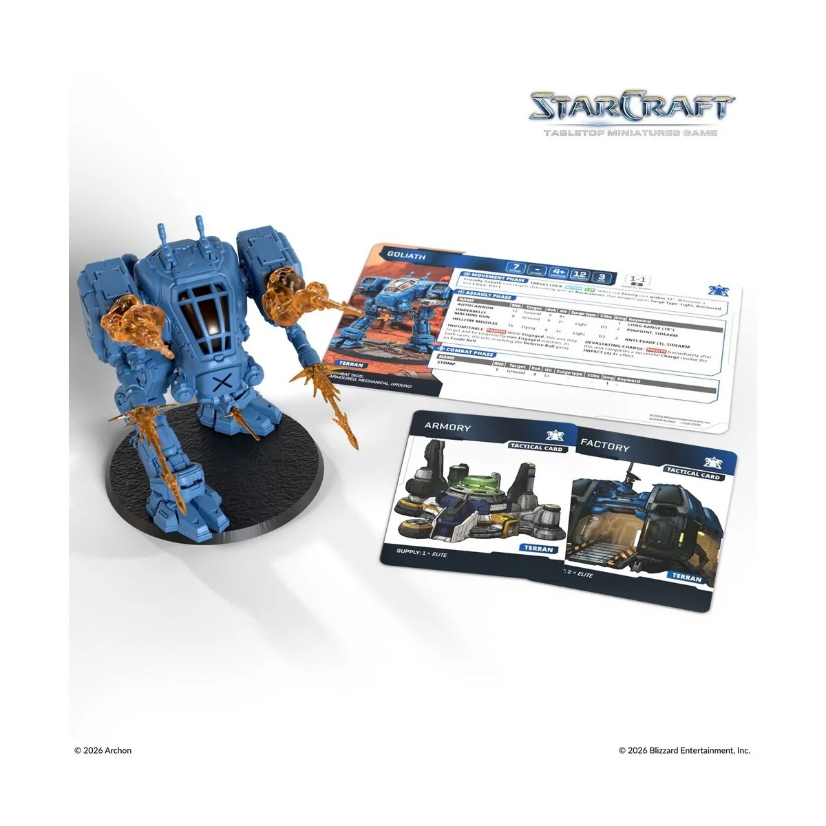 StarCraft Goliath - Terran - Expansion Set - Archon Studio SCMG0015