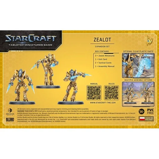 StarCraft Zealot - Protoss - Expansion Set - Archon Studio SCMG0017