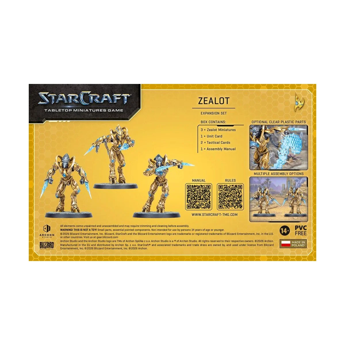 StarCraft Zealot - Protoss - Expansion Set - Archon Studio SCMG0017
