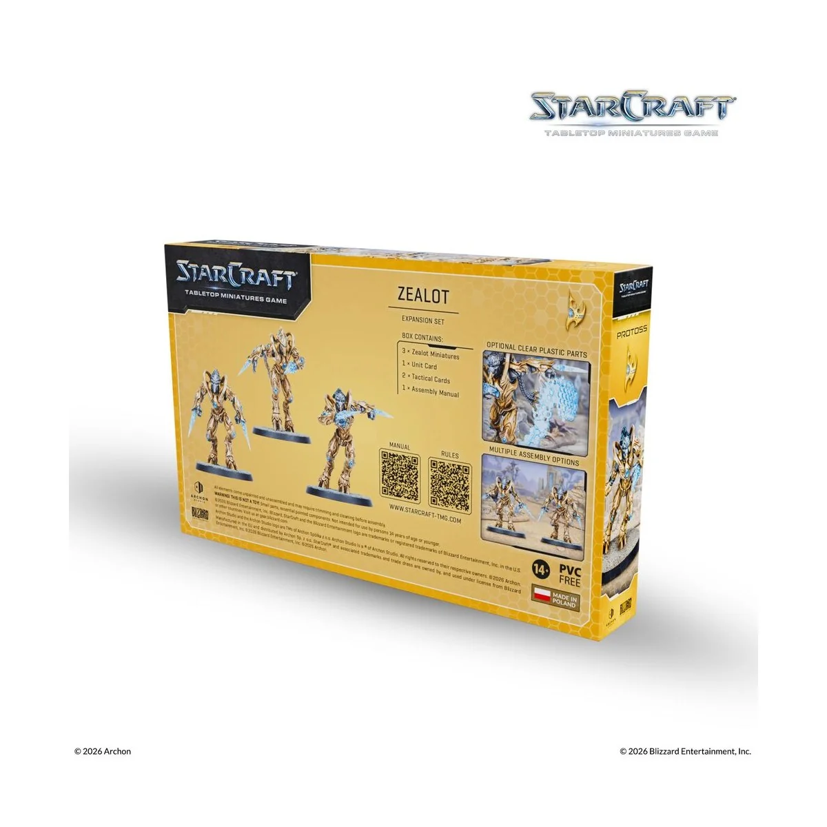 StarCraft Zealot - Protoss - Expansion Set - Archon Studio SCMG0017