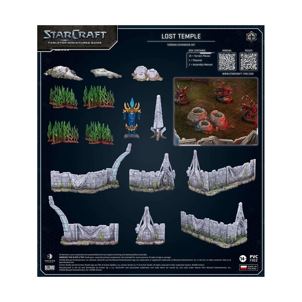 StarCraft Lost Temple - Terrain Expansion Set - Archon Studio SCMG0022