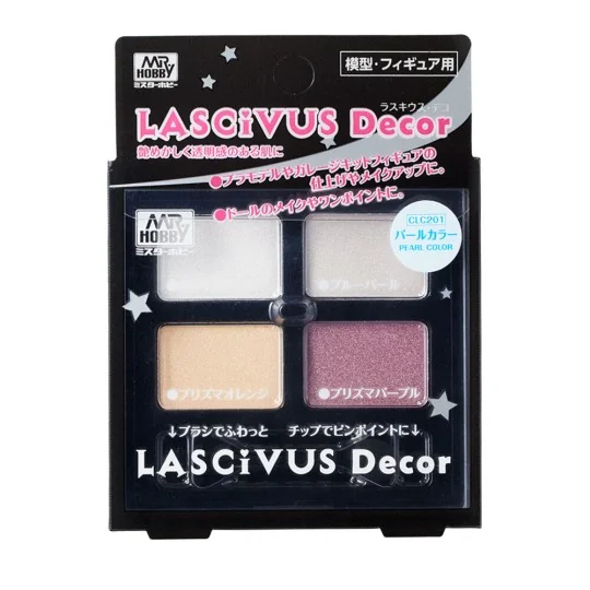 LASCIVUS Decor Pearl Color Palette - Mr Hobby - Gunze CLC-201 LASCIVUS Decor Pearl Color Palette - Mr Hobby - Gunze CLC-201