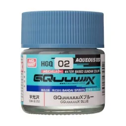 AQUEOUS GUNDAM COLOR (10ml) GQuuuuuuX BLUE - Mr Hobby - Gunze HGQ-02