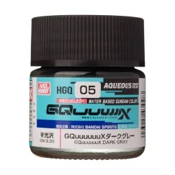 AQUEOUS GUNDAM COLOR (10ml) GQuuuuuuX DARK GRAY - Mr Hobby - Gunze ...