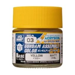 Acrysion GUNDAM ASSEMBLE COLOR (Base Color) (10 ml) Yellow - Mr Hob...