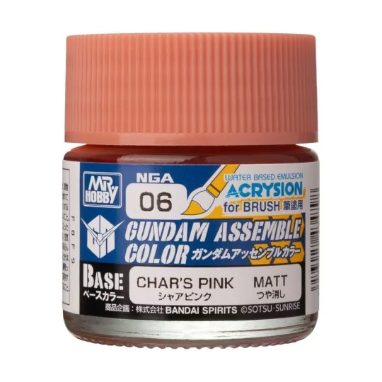 Acrysion GUNDAM ASSEMBLE COLOR (Base Color) (10 ml) Char's Pink - M...