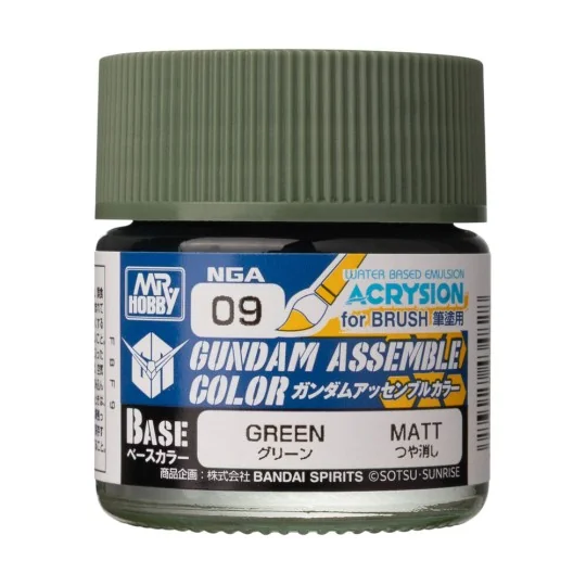 Acrysion GUNDAM ASSEMBLE COLOR (Base Color) (10 ml) Green - Mr Hobb... Acrysion GUNDAM ASSEMBLE COLOR (Base Color) (10 ml) Green - Mr Hobb...