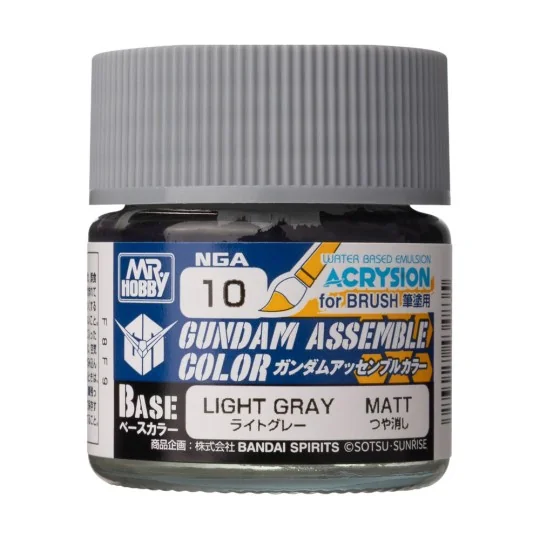 Acrysion GUNDAM ASSEMBLE COLOR (Base Color) (10 ml) Light Gray - Mr...