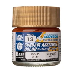Acrysion GUNDAM ASSEMBLE COLOR (Base Color) (10 ml) Gold - Mr Hobby...