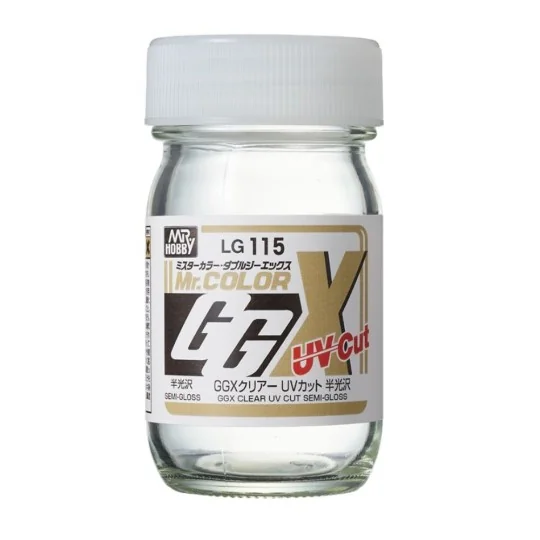 Mr. Color GGX (60ml) Clear UV Cut Semi-Gloss - Mr Hobby - Gunze LG-115