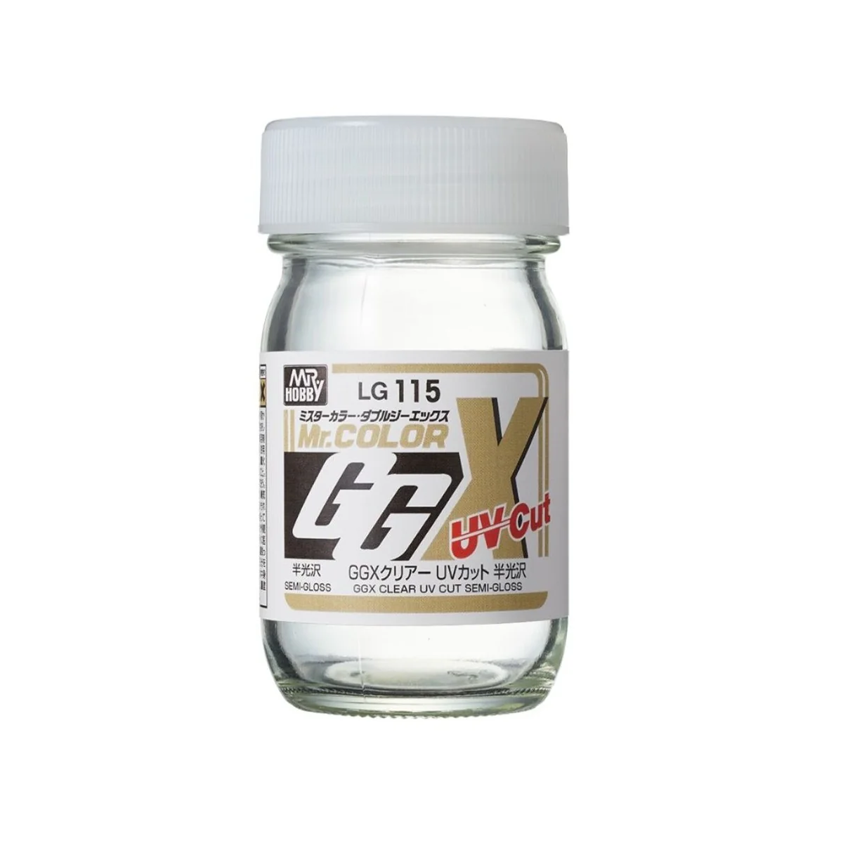 Mr. Color GGX (60ml) Clear UV Cut Semi-Gloss - Mr Hobby - Gunze LG-115