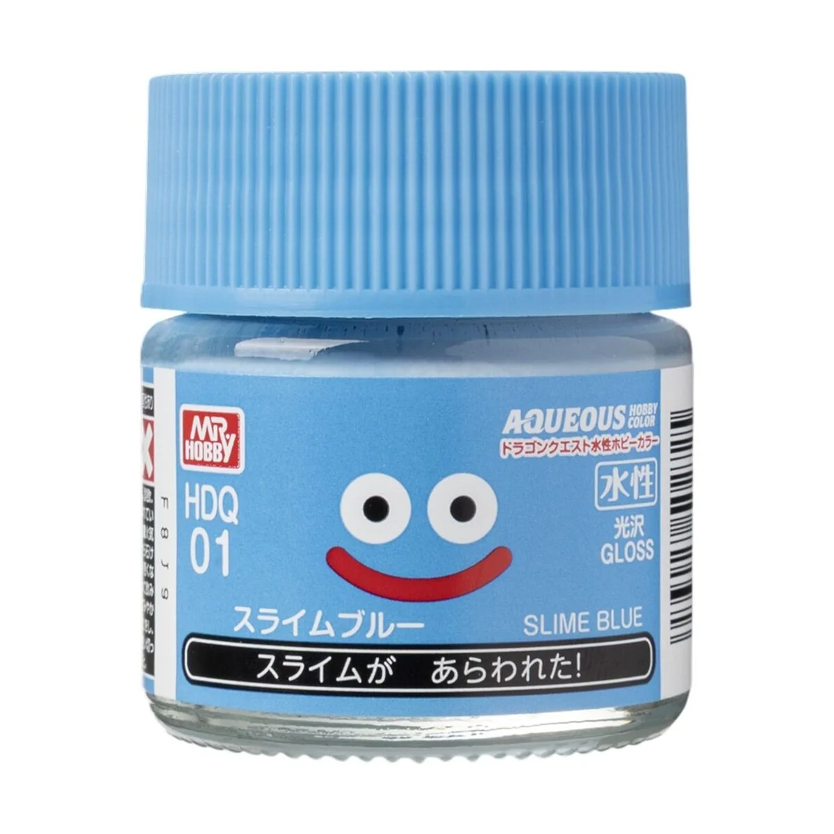 AQUEOUS DRAGON QUEST COLOR (10ml) Slime Blue - Mr Hobby - Gunze HDQ-01 AQUEOUS DRAGON QUEST COLOR (10ml) Slime Blue - Mr Hobby - Gunze HDQ-01
