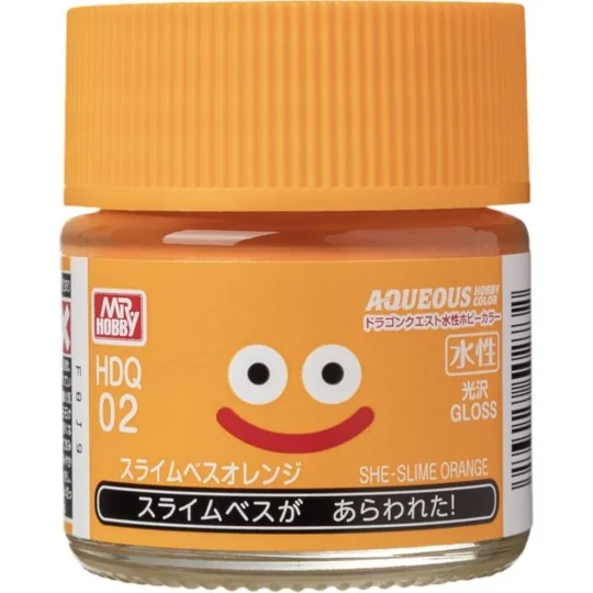 AQUEOUS DRAGON QUEST COLOR (10ml) She-Slime Orange - Mr Hobby - Gun... AQUEOUS DRAGON QUEST COLOR (10ml) She-Slime Orange - Mr Hobby - Gun...