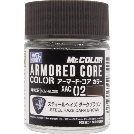 Armored Core Color (18ml) Steel Haze Dark Brown - Mr Hobby - Gunze ...