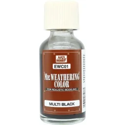 Weathering Color Multi Black (40ml) - Mr Hobby - Gunze EWC-01