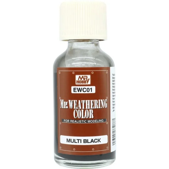 Weathering Color Multi Black (40ml) - Mr Hobby - Gunze EWC-01 Weathering Color Multi Black (40ml) - Mr Hobby - Gunze EWC-01