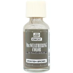 Weathering Color Grayshe Brown (40ml) - Mr Hobby - Gunze EWC-07