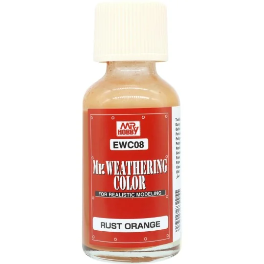 Weathering Color Rust Orange (40ml) - Mr Hobby - Gunze EWC-08 Weathering Color Rust Orange (40ml) - Mr Hobby - Gunze EWC-08