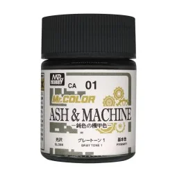Mr. Color (18 ml) Ash & Machine Gray Tone 1 - Mr Hobby - Gunze CA-01
