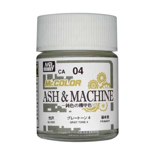 Mr. Color (18 ml) Ash & Machine Gray Tone 4 - Mr Hobby - Gunze CA-04 Mr. Color (18 ml) Ash & Machine Gray Tone 4 - Mr Hobby - Gunze CA-04