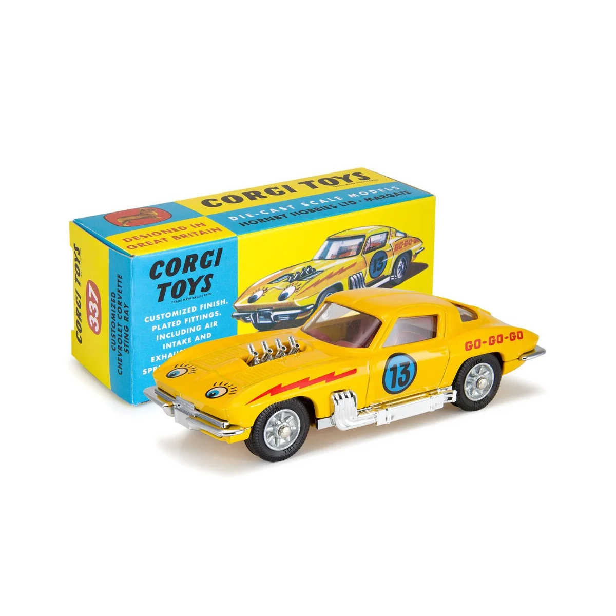 337 Customized Chevrolet Corvette Sting Ray - Corgi CD54321023 337 Customized Chevrolet Corvette Sting Ray - Corgi CD54321023