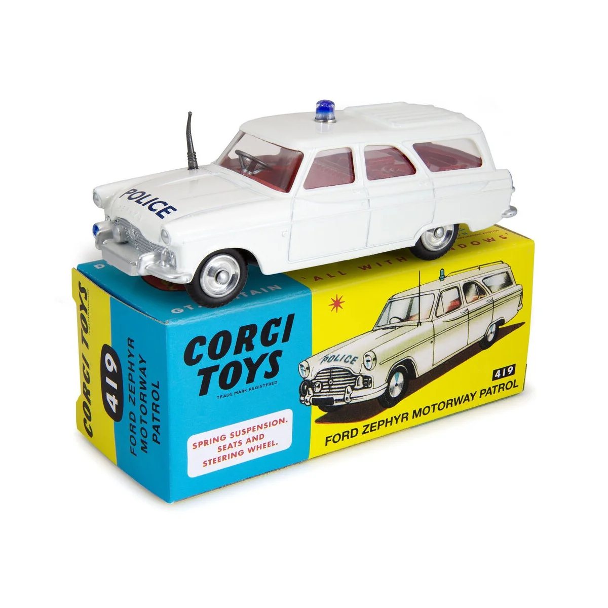 419 Ford Zephyr Motorway Patrol - Corgi CD54321024 419 Ford Zephyr Motorway Patrol - Corgi CD54321024