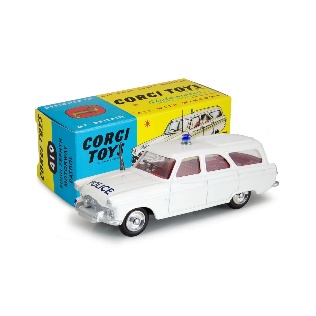 419 Ford Zephyr Motorway Patrol - Corgi CD54321024 419 Ford Zephyr Motorway Patrol - Corgi CD54321024