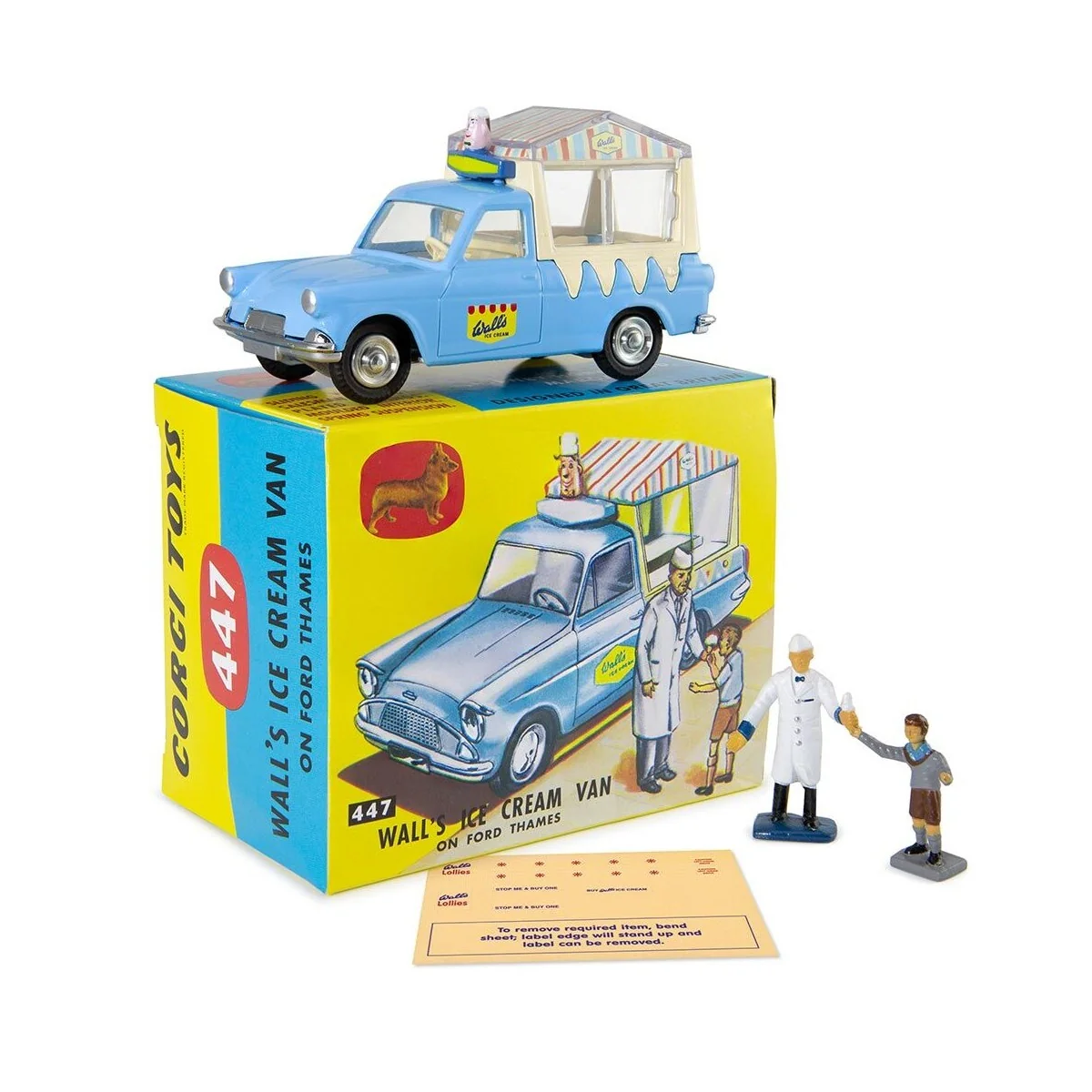 447 Walls Ice Cream Van on Ford Thames - Corgi CD54321032