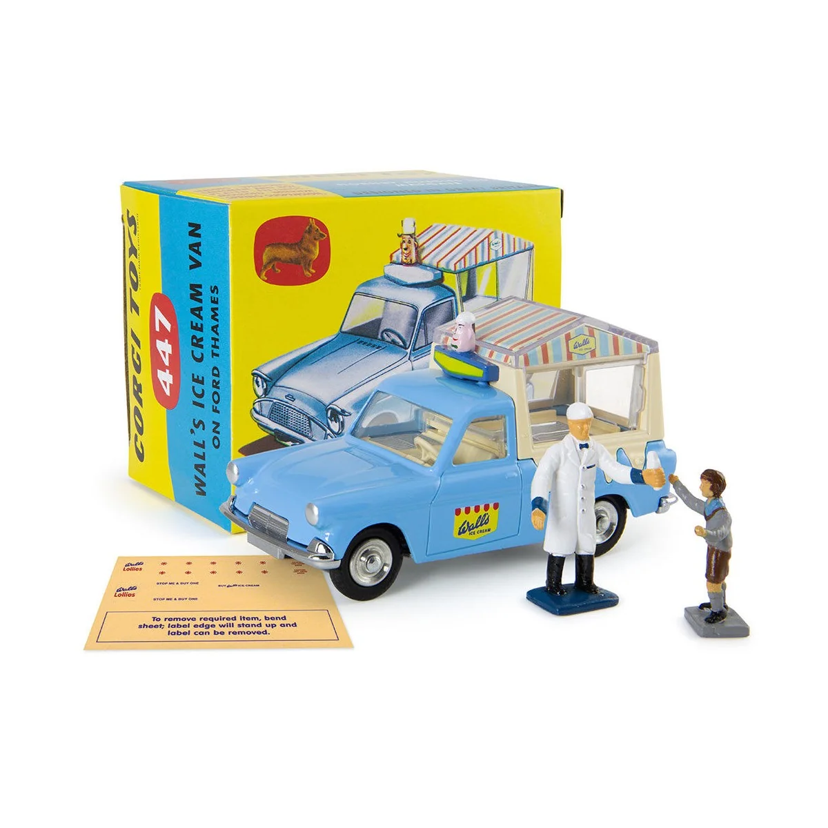 447 Walls Ice Cream Van on Ford Thames - Corgi CD54321032